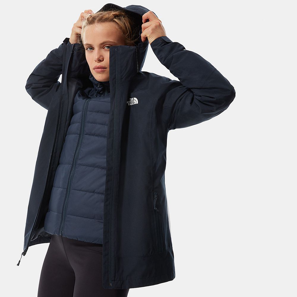 The North Face 3-In-1 Jackets Womens Australia - The North Face Inlux Triclimate Navy / Light Navy H